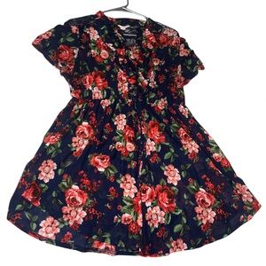 IVY ROSE Floral Sheer Dress